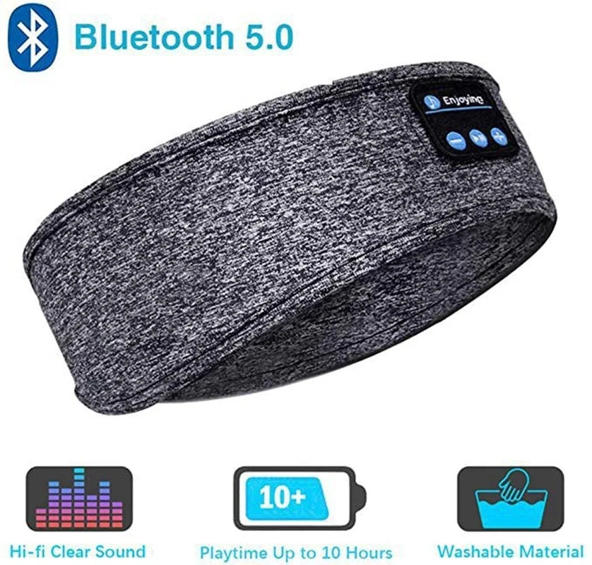 Headband With Bluetooth Headphones