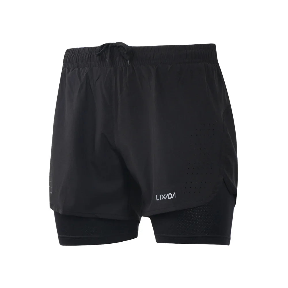 Men’s 2‑in‑1 Running Shorts