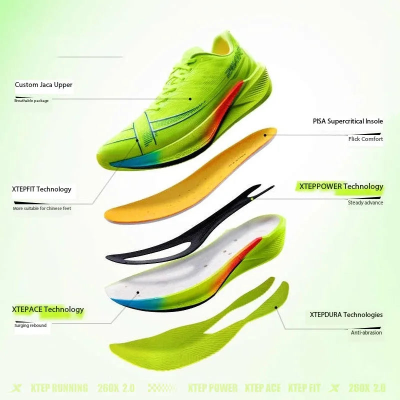 Xtep 260X 2.0 Carbon Plate Performance Trainers