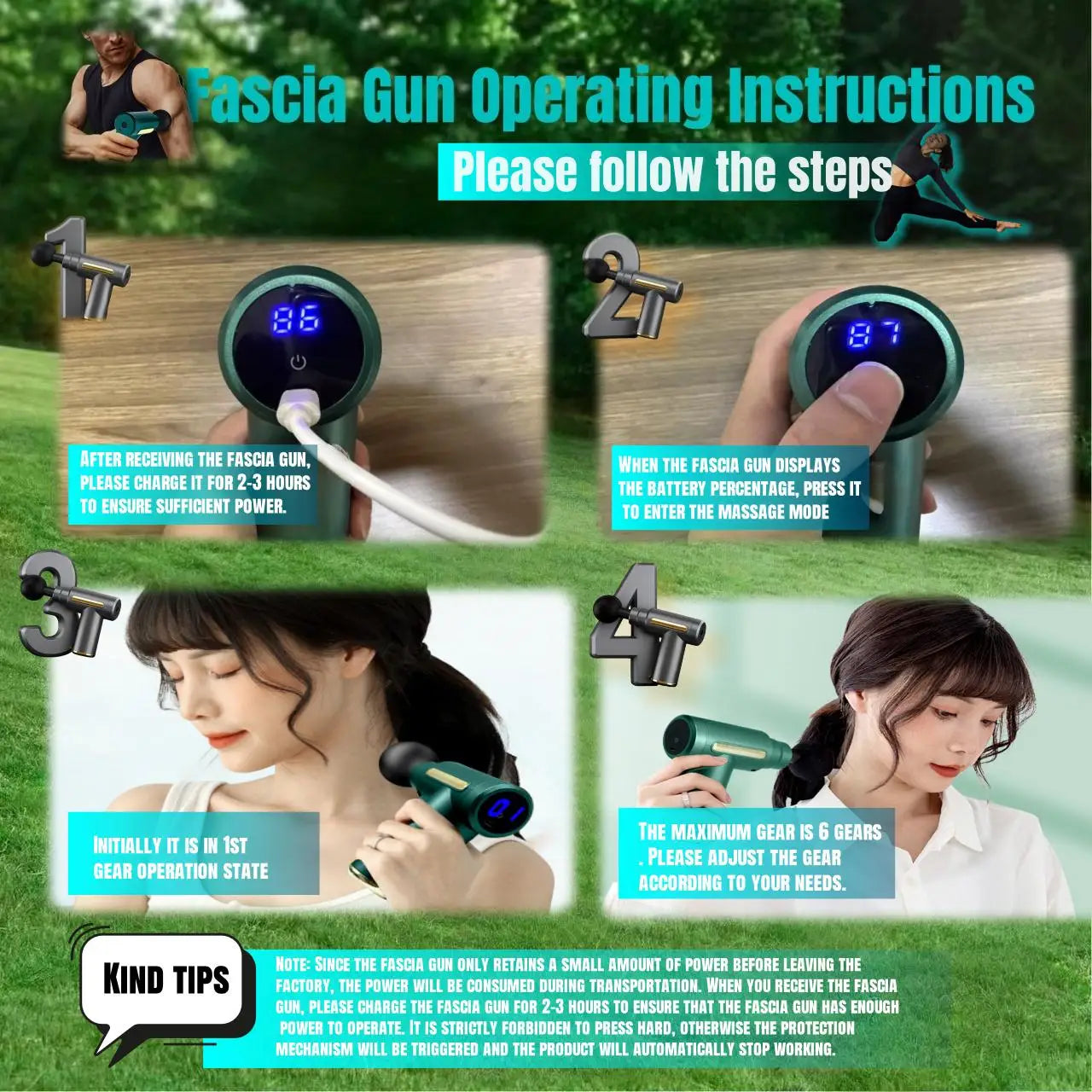 Mini pistolet de massage ZenFlow™