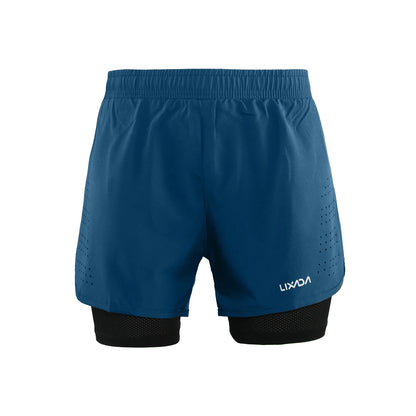 Men’s 2‑in‑1 Running Shorts
