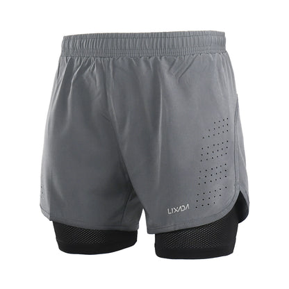 Men’s 2‑in‑1 Running Shorts