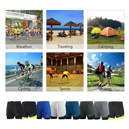 Men’s 2‑in‑1 Running Shorts