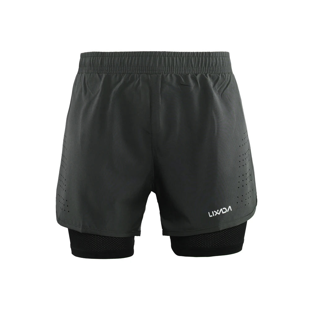 Men’s 2‑in‑1 Running Shorts