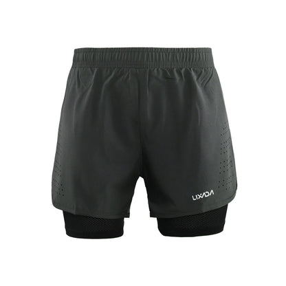 Men’s 2‑in‑1 Running Shorts