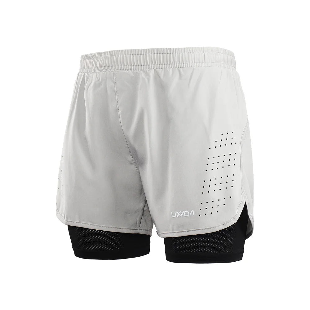 Men’s 2‑in‑1 Running Shorts