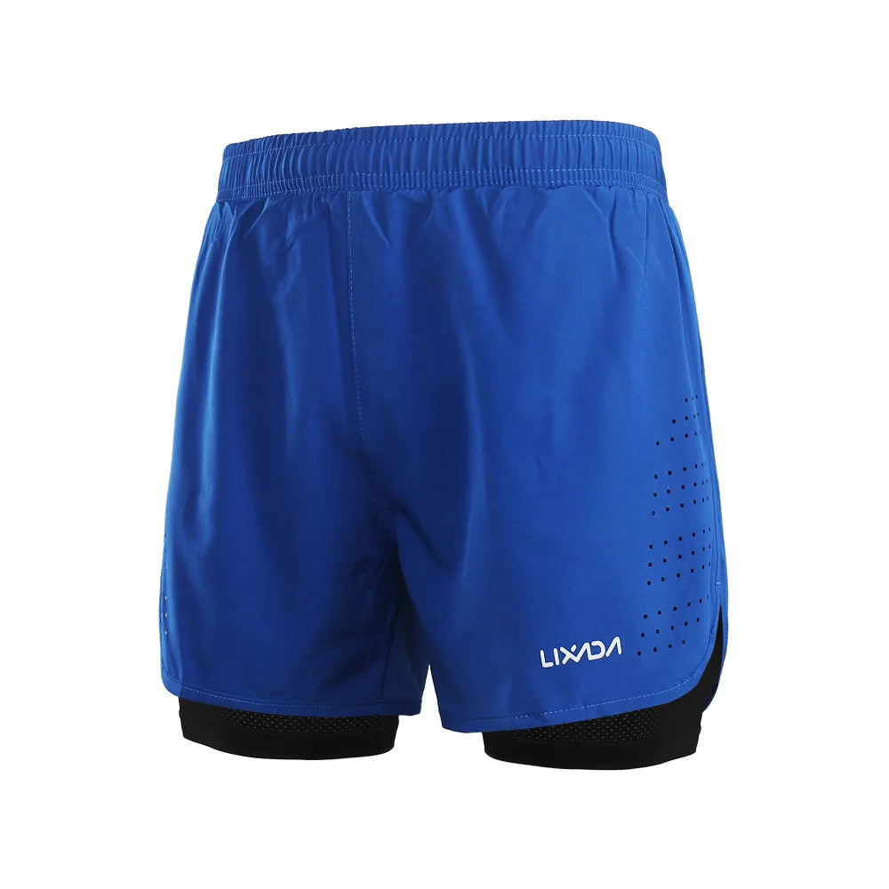 Men’s 2‑in‑1 Running Shorts
