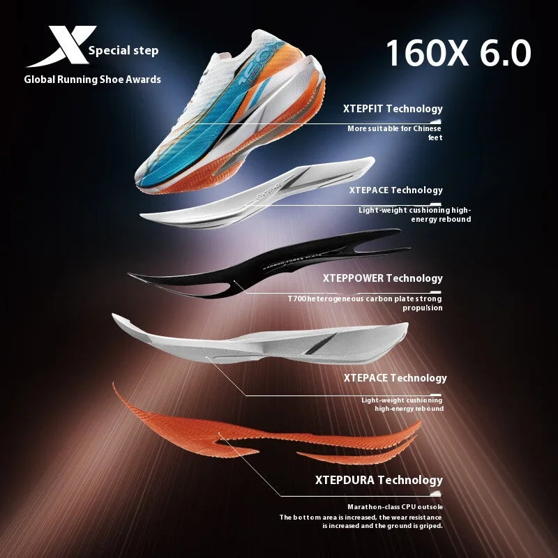 Xtep 160X 6.0 Carbon Racing Runners